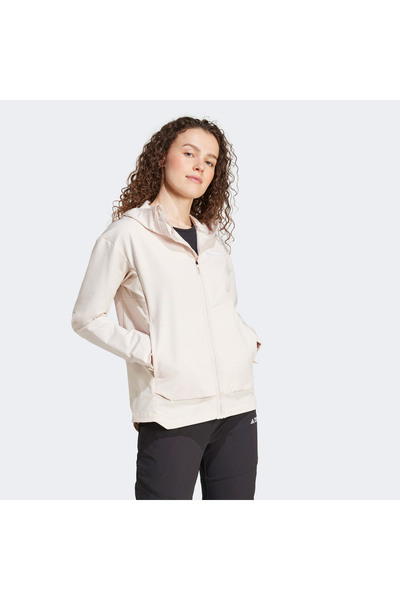 adidas Terrex Multisoftshell Kadın Pembe Günlük Ceket