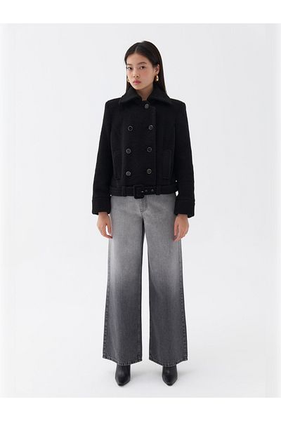 Nocturne Shirt Collar Padded Coat