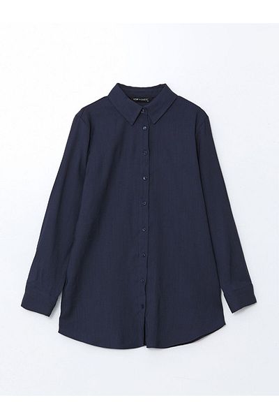 LC Waikiki New Season Linen Mixed Women's Shirt Tunic - S5Fh38Z8