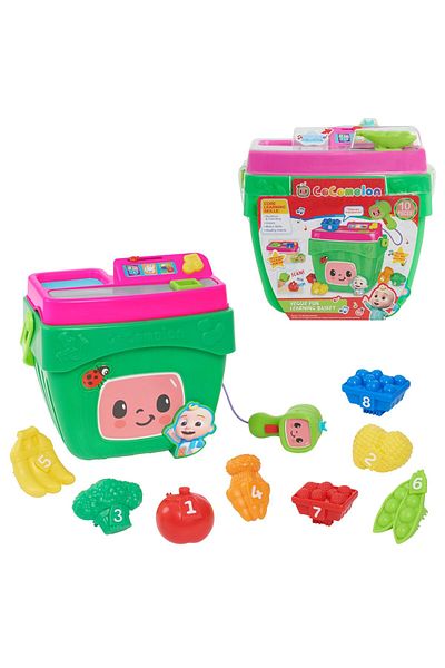 Cocomelon Veggie Fun Learning Basket | Educational Playset for Toddlers & Kids