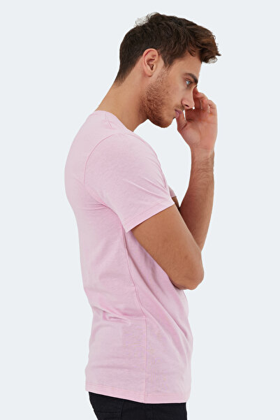 Slazenger Sector Ανδρικό T-shirt Ανοιχτό ροζ