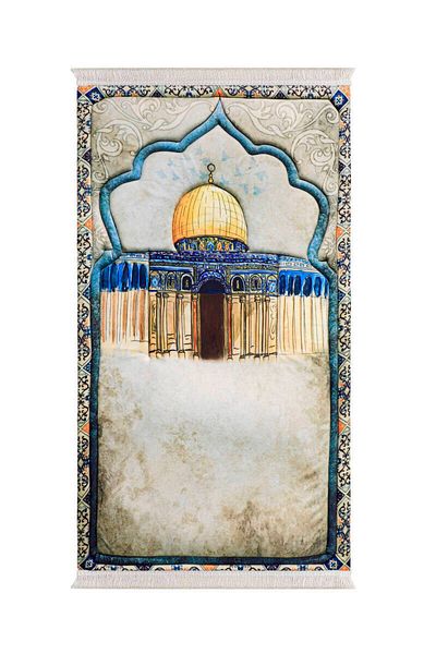 Bursa İpek Stone Quilted Sponge Prayer Rug