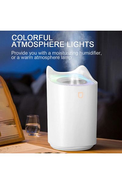 COOYA Mist Humidifier with Timer, 500ml Aroma Diffuser, Ultrasonic Cool Mist for Home