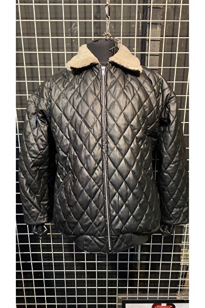 Aztek VİNTAGE KÜRKLÜ SUNİ DERİ MONT