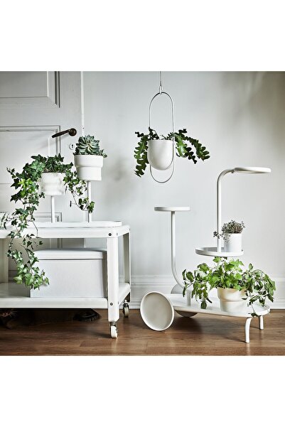 erorex Hanging planter, in/outdoor white, 12 cm