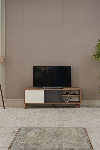 Arpelia TV Sehpası Sürgülü Kapak 140X40X35 CM