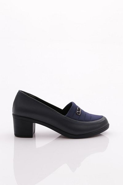DGN Pantofi cu toc pentru femei albastru bleumarin - 341533648