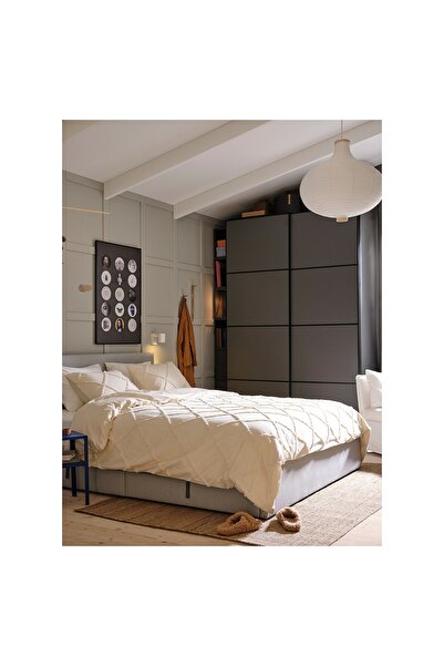 erorex Pendant lamp shade, onion shape/white, 57 cm