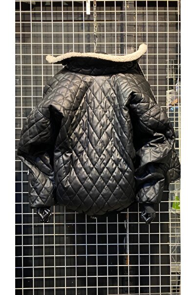 Aztek VİNTAGE KÜRKLÜ SUNİ DERİ MONT