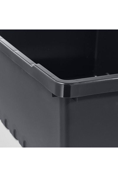 erorex Storage box, black, 35x25x14 cm/9 l