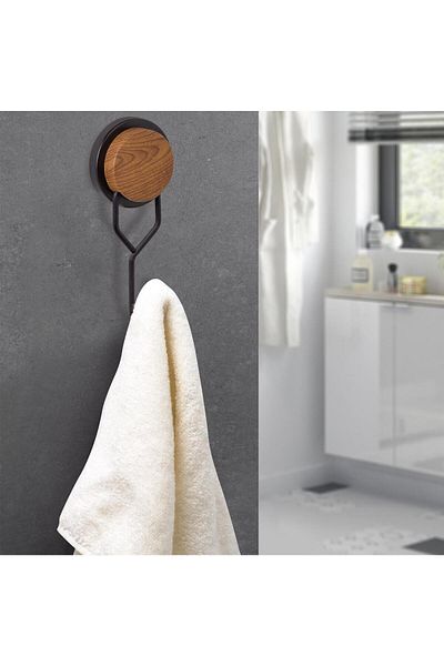 Okyanus Home Umeraș unic cu model din lemn Magic Fix Magic Sticky Black