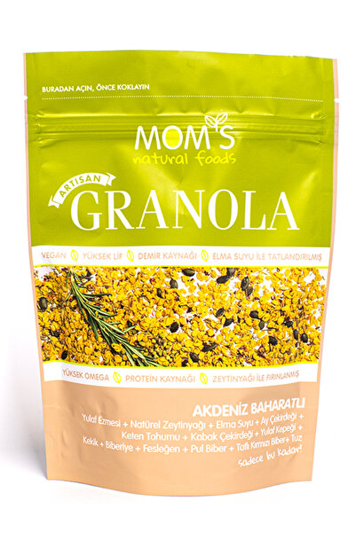 Mom's Natural Foods AKDENİZ BAHARATLI GRANOLA