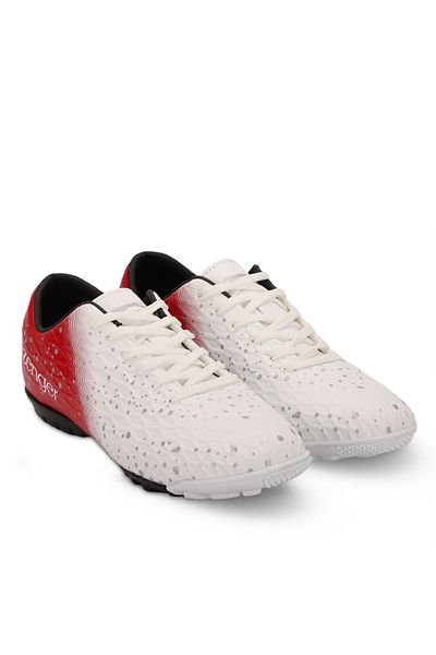 Slazenger Ανδρικά παπούτσια ποδοσφαίρου Hanıa Hs Λευκό / Κόκκινο