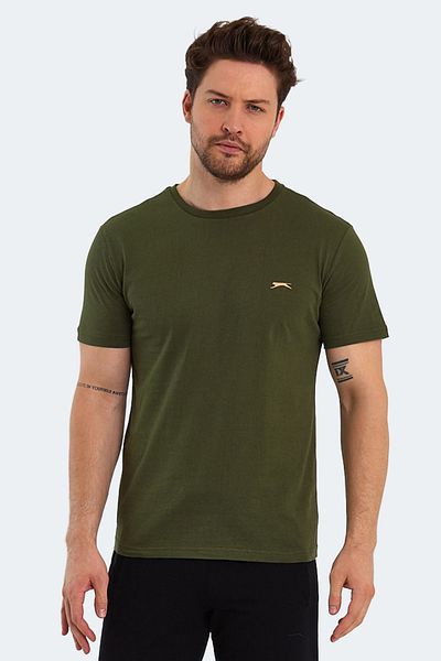 Slazenger Ανδρικό μπλουζάκι χακί - Paint I Model