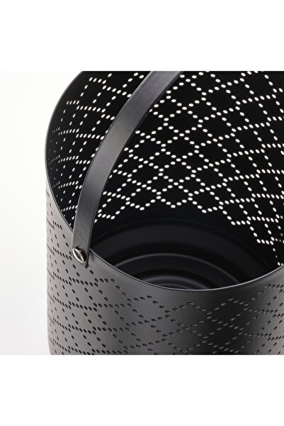 erorex Lantern for block candle, black, 22 cm