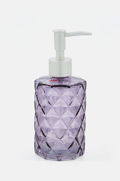 Amici Home Soap Dispenser, Navy Blue/transparent