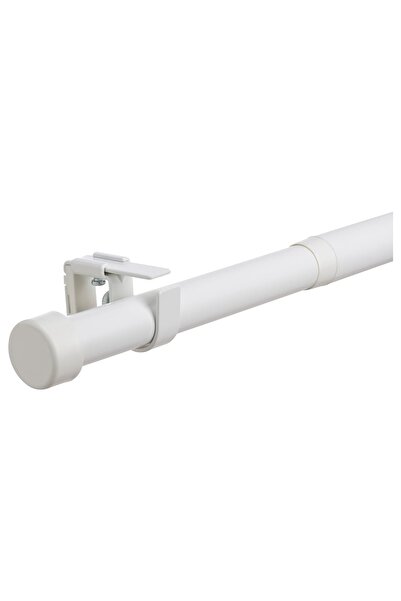 erorex طقم قضبان ستائر، أبيض، 120-210 سم 28 مم