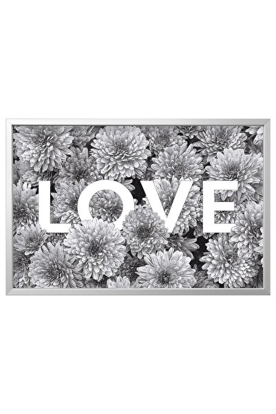 Generic صورة بإطار، زهرة الحب/ألوان الألومنيوم، 118×78 سم