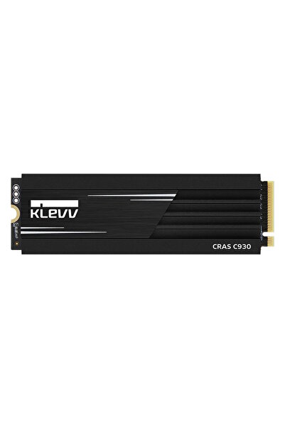 KLEVV Cras C930 1TB NVMe PCIe Gen4 x4 Okuma 7400MB – Yazma 6400MB PS5 Uyumlu Soğutuculu M.2 SSD