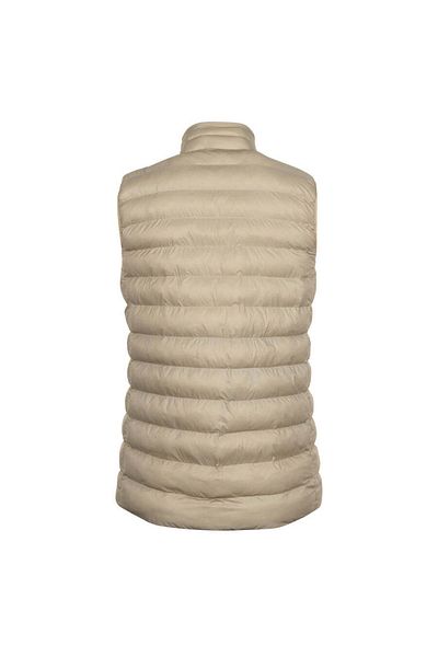 Tommy Hilfiger Beige Men's Vest - Quilted, Zip-Up, Regular Fit Mw0Mw37677-Rbt