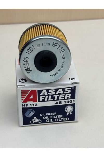 ASAŞ FİLTRE Asaş HF112 2017-2022 Cf Moto 250NK Uyumlu Yağ Filtresi