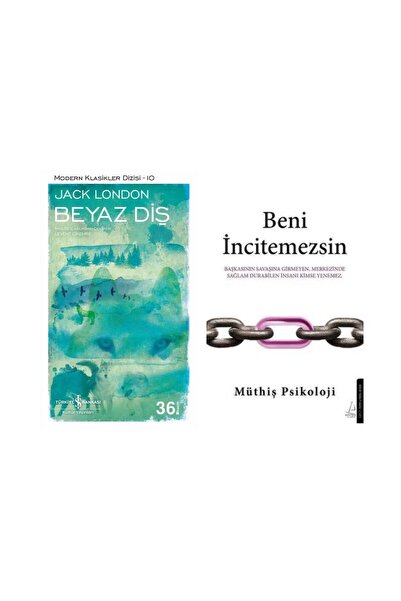 TÜRKİYE İŞ BANKASI KÜLTÜR YAYINLARI Beyaz Diş - Jack London - Beni İncitemezs...