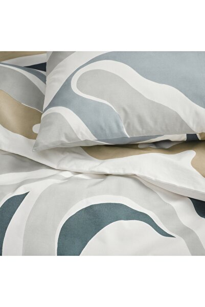 erorex Duvet cover and pillowcase, multicolour, 150x200/50x80 cm