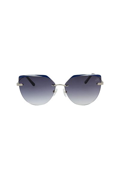 Retro 5045 Hv C:1 Silver Blue Color Sunglasses For Women
