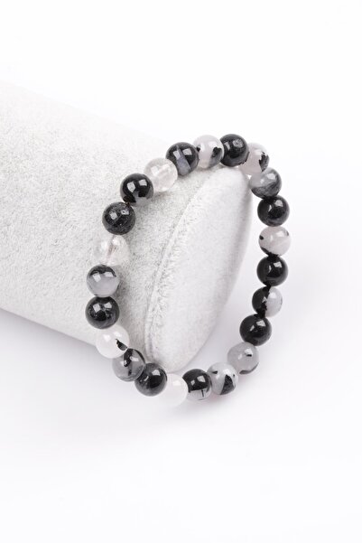 Alibaba Doğaltaş سوار روتيل كوارتز من الحجر الطبيعي 8 ملم قطع كروي