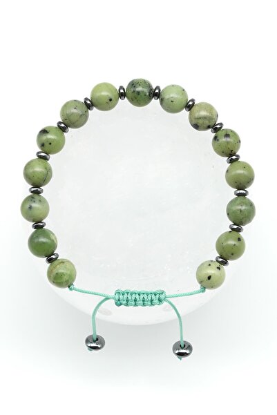 Alibaba Doğaltaş كندا اليشم الحجر الطبيعي مكرميه سوار محبوك