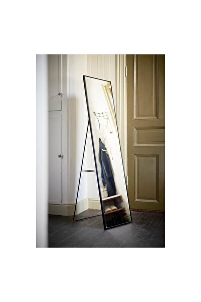 erorex Standing mirror, black, 40x167 cm