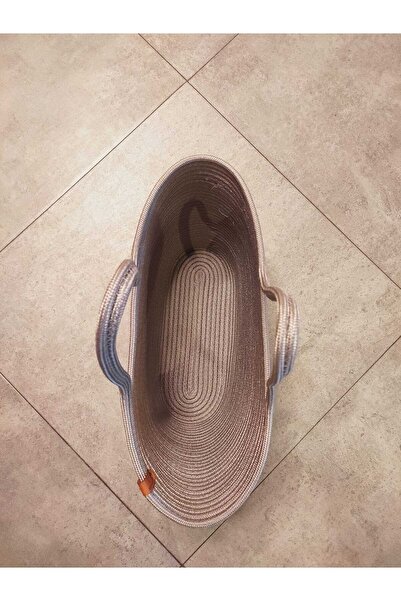 REYGON TEKSTİL Jute Straw Color Women Beach Bag Accessory Daily Casual Handbag Natural Handmade Stylish Bag