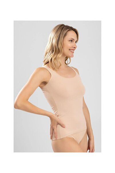 Pamukevi قميص داخلي بياقة حمام السباحة مضلع 2102 TEN