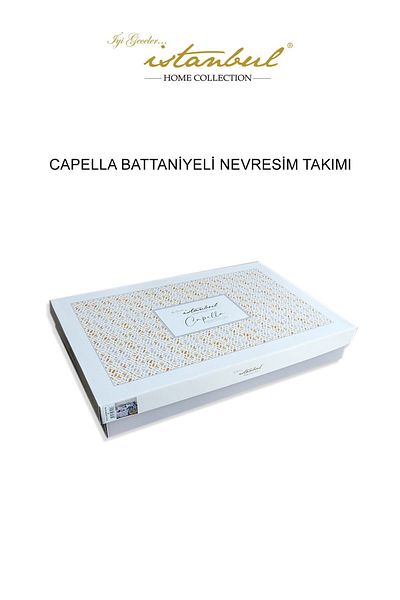 İyi Geceler İstanbul Κουβέρτα και παπλωματοθήκη Good Night Istanbul Capella (Διπλό)