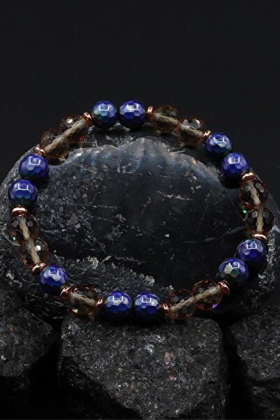 Alibaba Doğaltaş His Taşı - Zultanit - Hematit Doğal Taş Tasarım Bileklik