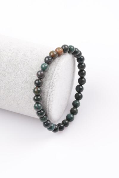 Alibaba Doğaltaş سوار حجر الدم الطبيعي 6 مم قطع الكرة الأرضية