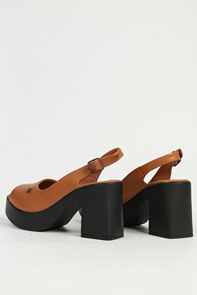 Pierre Cardin Tan Women's Heeled Shoes Pc-54604