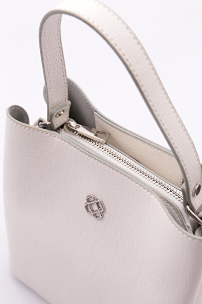 DGN Kadın Arkası Cep Detaylı Çanta Beyaz 41653431