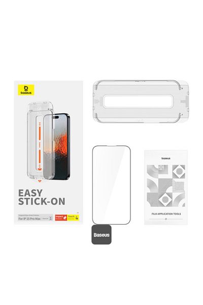 Baseus Sapphire Series HD Tempered Glass Screen Protector  for iP 15 Pro Max Clear