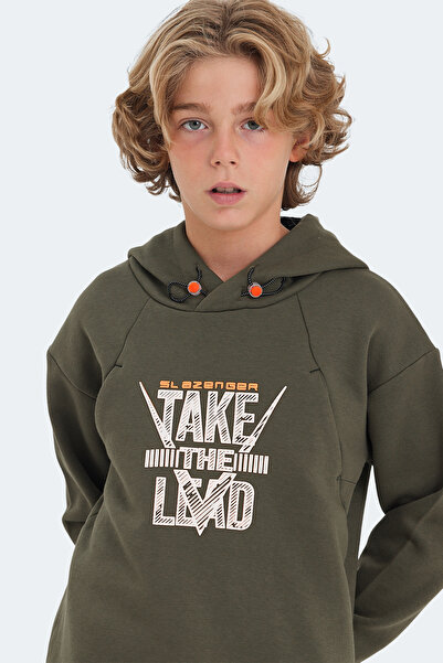 Slazenger Do in Unisex Kids Sweatshirt Khaki