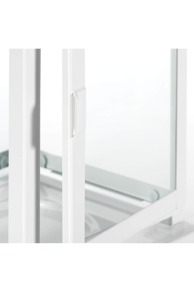 erorex Lantern for block candle, in/outdoor white, 28 cm