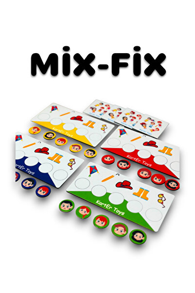 Karter İnovasyon MixFix, MixFix 4 Kişilik Eğitici Oyun, Eğitici Oyun, Eğitici...