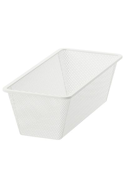 erorex Mesh basket, white, 25x51x15 cm