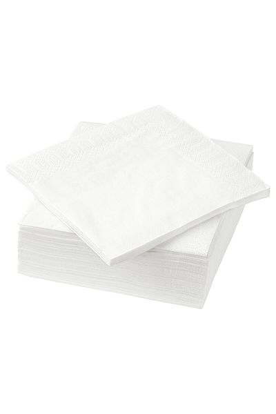 erorex Paper napkin, white, 24x24 cm