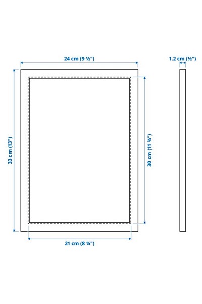 erorex Frame, black, 21x30 cm