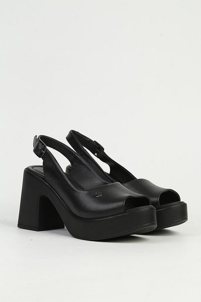 Pierre Cardin Μαύρα γυναικεία παπούτσια με τακούνι PC-54604