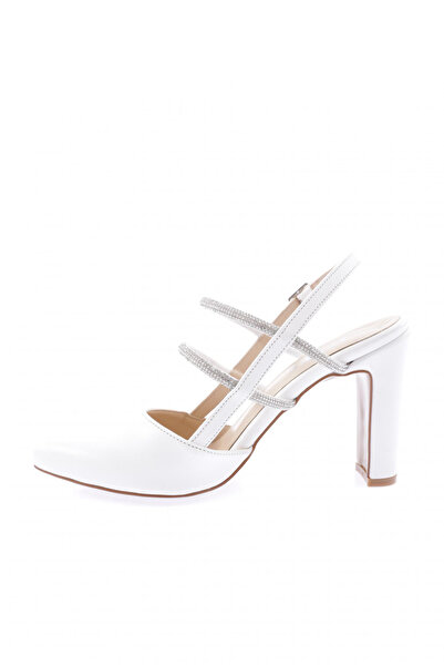 DGN Kadın Topuklu Ayakkabı Beyaz 42733910