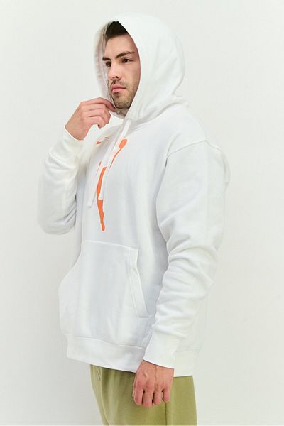 Nike Men Sportswear Fit Long Sleeves Outdoor Sweatshirt, White