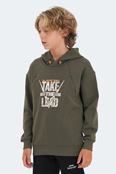 Slazenger Do in Unisex Kids Sweatshirt Khaki