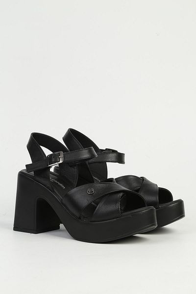 Pierre Cardin Μαύρα γυναικεία παπούτσια με τακούνι PC-54593